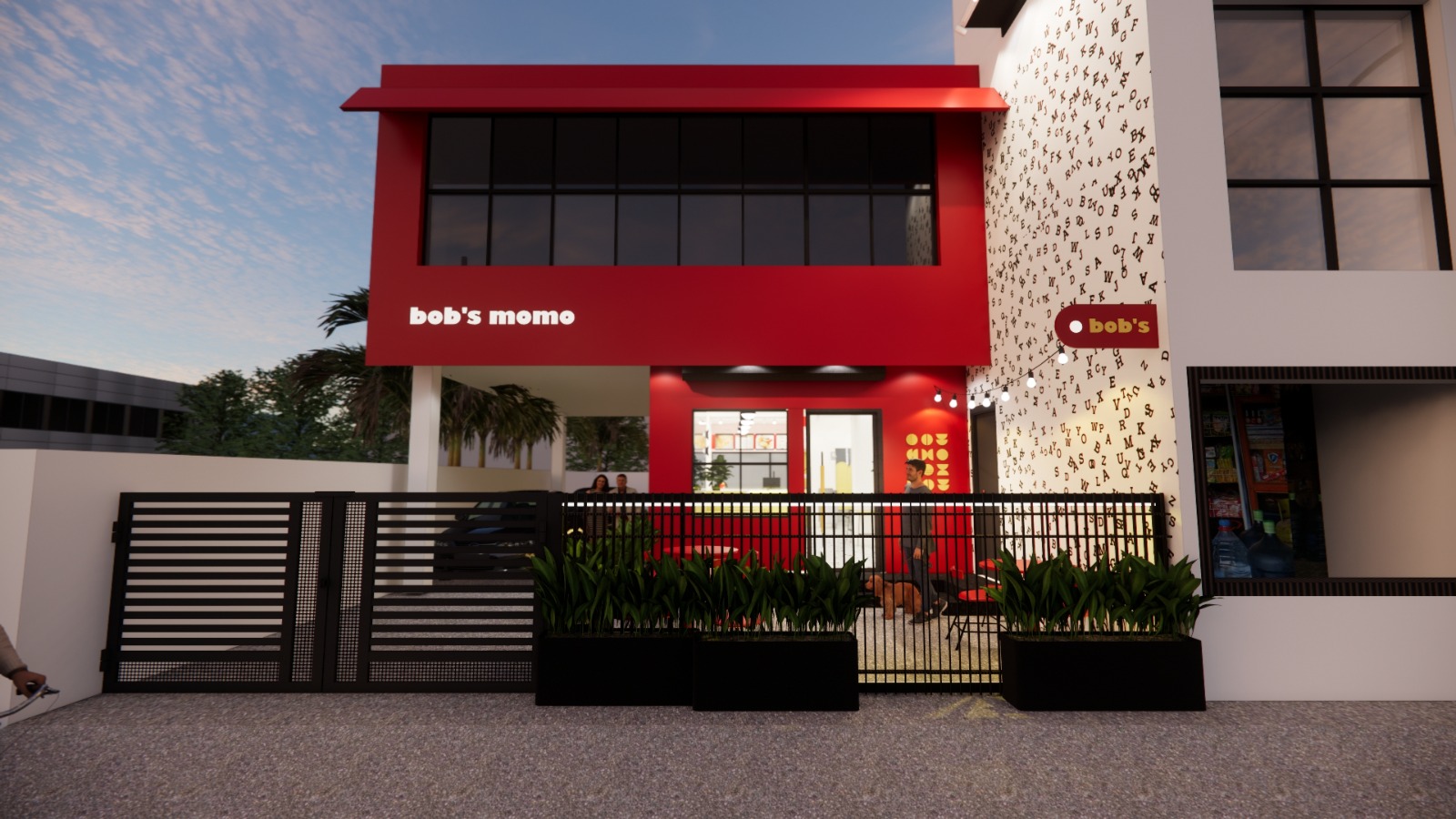 Bob's Momo restaurant at Kalinga Nagar, Bhubaneswar